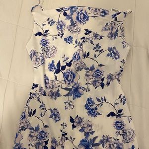 Urban outfitters blue floral dress